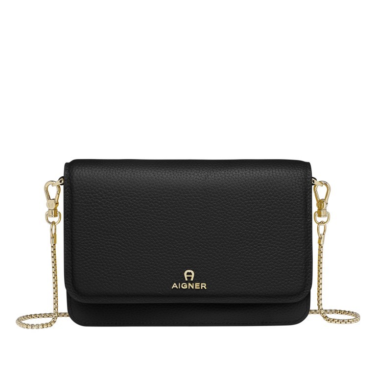 Clutch Fashion 156-743 Black, Farbe: schwarz, Marke: AIGNER, EAN: 4055539333491, Abmessungen in cm: 20x13x3.5, Bild 1 von 6