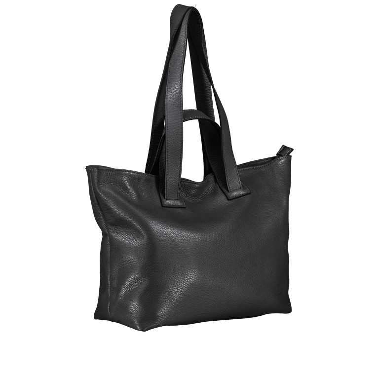 Tasche Dollaro Schwarz, Farbe: schwarz, Marke: Hausfelder Manufaktur, EAN: 4065646004054, Abmessungen in cm: 31x30x14, Bild 2 von 9