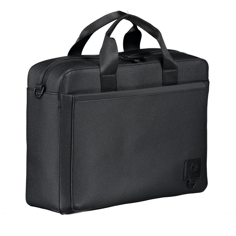 Aktentasche Blackhorse Briefbag MHZ Black, Farbe: schwarz, Marke: Strellson, EAN: 4053533851416, Abmessungen in cm: 38x28x12, Bild 2 von 10
