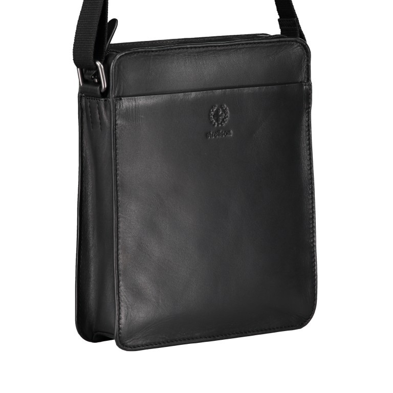 Umhängetasche Bakerloo Shoulderbag XSVZ Black, Farbe: schwarz, Marke: Strellson, EAN: 4053533851553, Abmessungen in cm: 22x25x4.5, Bild 2 von 8