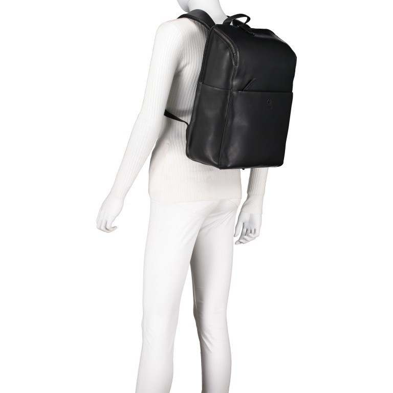 Rucksack Bakerloo Backpack MVZ Black, Farbe: schwarz, Marke: Strellson, EAN: 4053533851508, Abmessungen in cm: 29x40x15, Bild 4 von 7