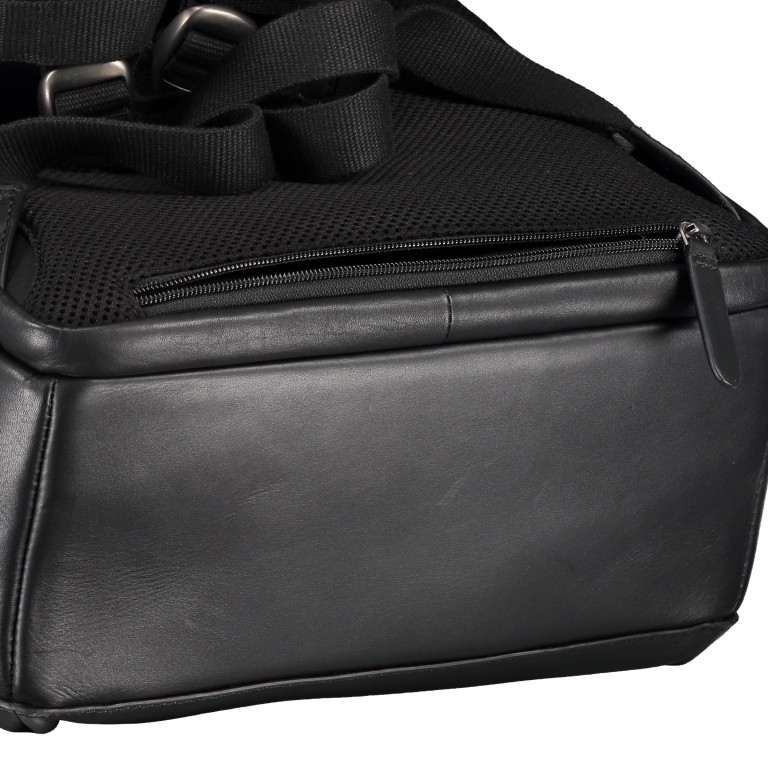 Rucksack Bakerloo Backpack MVZ Black, Farbe: schwarz, Marke: Strellson, EAN: 4053533851508, Abmessungen in cm: 29x40x15, Bild 7 von 7
