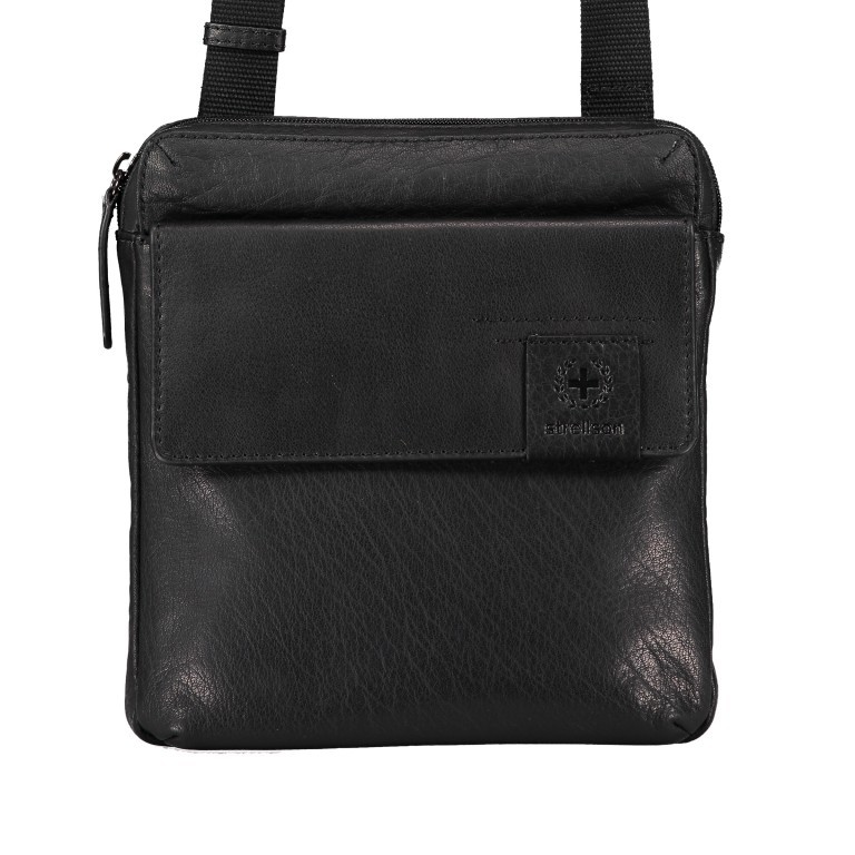 Umhängetasche Hyde Park Shoulderbag XSVZ2 Black, Farbe: schwarz, Marke: Strellson, EAN: 4053533861019, Abmessungen in cm: 22x22x4, Bild 1 von 7