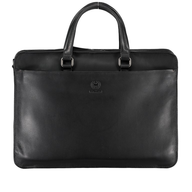 Aktentasche Bakerloo Briefbag SHZ Black, Farbe: schwarz, Marke: Strellson, EAN: 4053533851515, Abmessungen in cm: 39x28x8, Bild 1 von 10