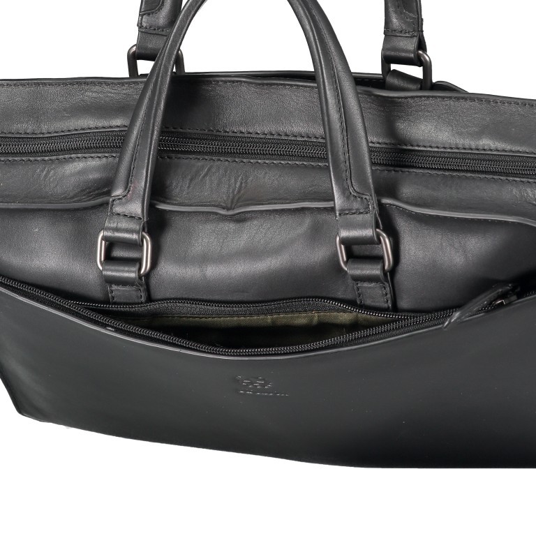 Aktentasche Bakerloo Briefbag SHZ Black, Farbe: schwarz, Marke: Strellson, EAN: 4053533851515, Abmessungen in cm: 39x28x8, Bild 9 von 10