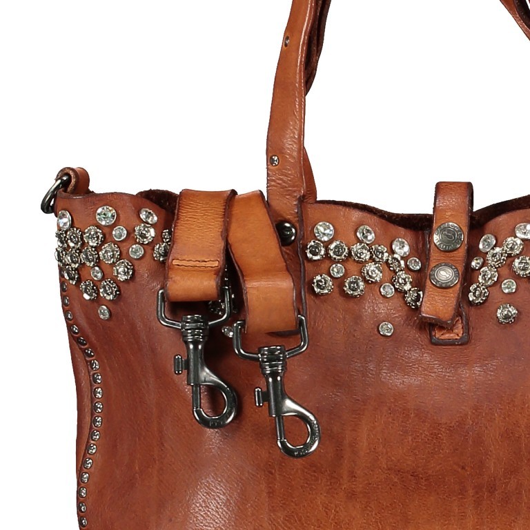 Handtasche 0290-X038 Leder Cognac, Farbe: cognac, Marke: Campomaggi, EAN: 8054302014809, Bild 8 von 8