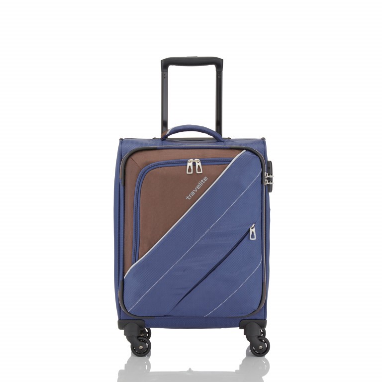 Koffer Cocktail 55 cm Blau, Farbe: blau/petrol, Marke: Travelite, Abmessungen in cm: 37x54x20, Bild 1 von 4