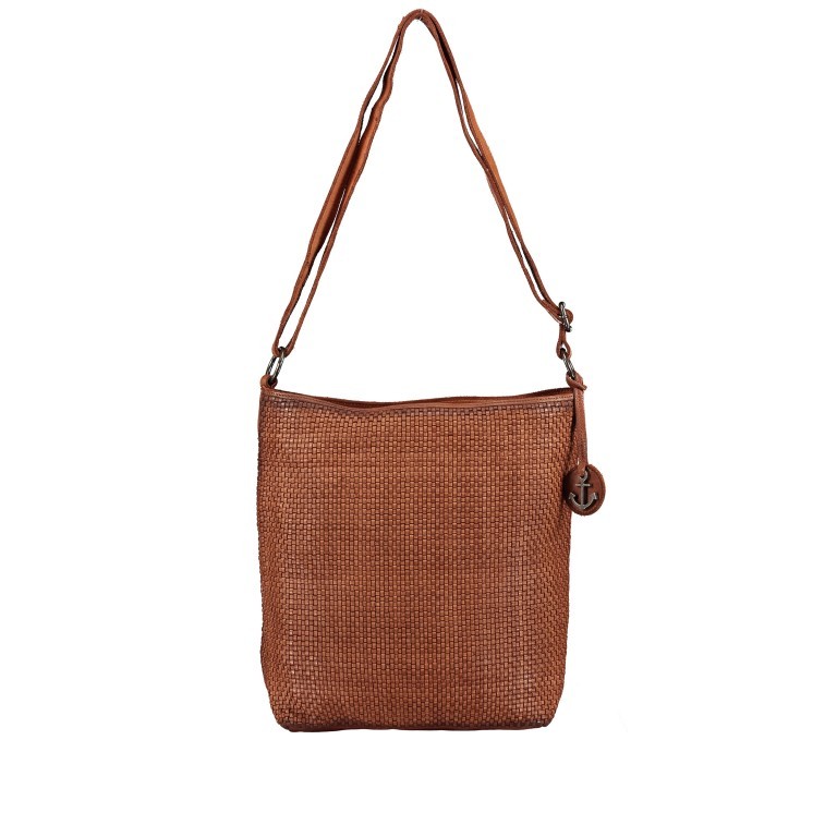 Beuteltasche Soft-Weaving Alma B3.0267 Charming Cognac, Farbe: cognac, Marke: Harbour 2nd, EAN: 4046478048003, Abmessungen in cm: 25x34x13, Bild 1 von 7