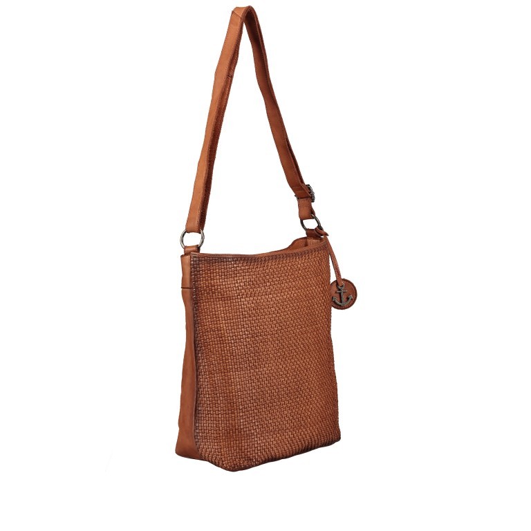 Beuteltasche Soft-Weaving Alma B3.0267 Charming Cognac, Farbe: cognac, Marke: Harbour 2nd, EAN: 4046478048003, Abmessungen in cm: 25x34x13, Bild 2 von 7