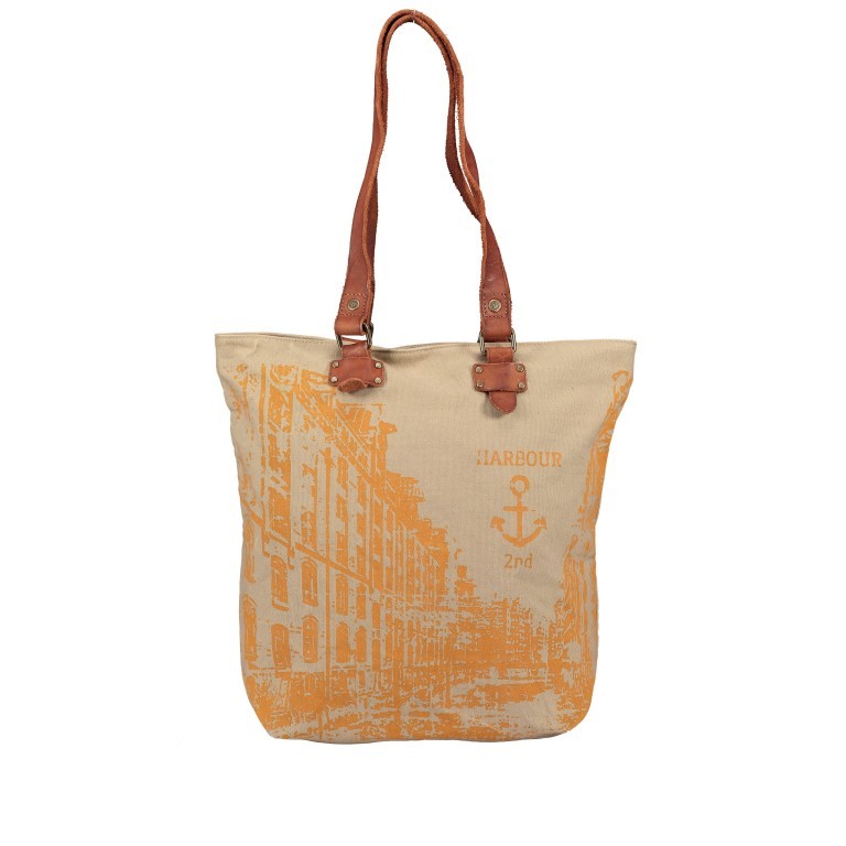 Shopper Canvas Annen B3.0437 Oriental Mustard, Farbe: gelb, Marke: Harbour 2nd, EAN: 4046478050136, Abmessungen in cm: 30x38x14, Bild 1 von 5