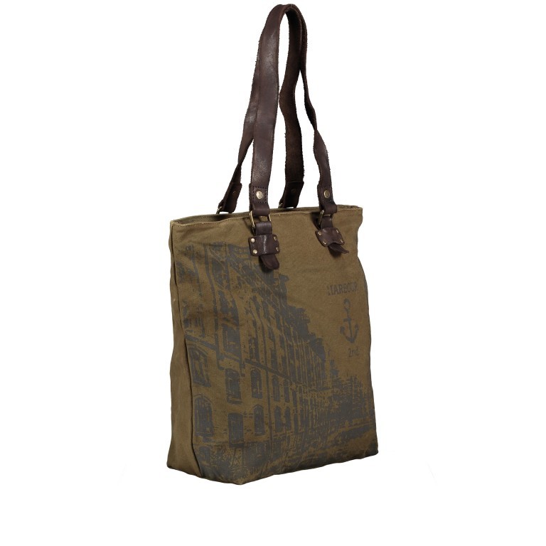 Shopper Canvas Pauli B3.0438 Dark Ash, Farbe: anthrazit, Marke: Harbour 2nd, EAN: 4046478050167, Abmessungen in cm: 30x38x14, Bild 2 von 5