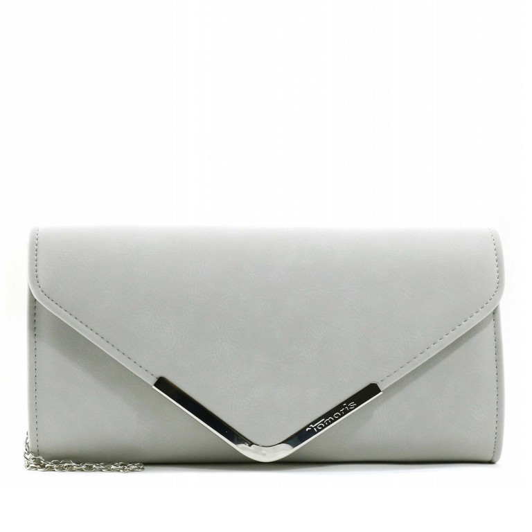 Umhängetasche / Clutch Amalia Perla, Farbe: grau, Marke: Tamaris, EAN: 4063512024298, Abmessungen in cm: 26x13x5, Bild 1 von 7