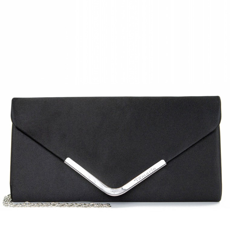 Umhängetasche / Clutch Amalia Black, Farbe: schwarz, Marke: Tamaris, EAN: 4063512000292, Abmessungen in cm: 26x13x5, Bild 1 von 6