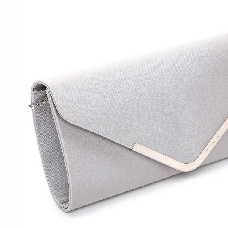 Umhängetasche / Clutch Amalia Silver, Farbe: metallic, Marke: Tamaris, EAN: 4063512117891, Abmessungen in cm: 26x13x5, Bild 6 von 6