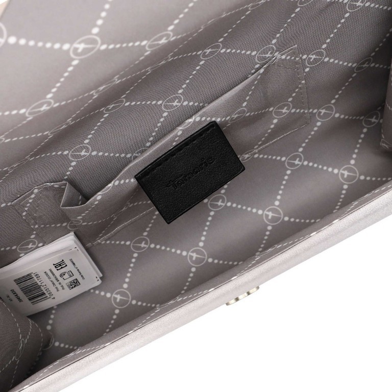 Umhängetasche / Clutch Amalia Silver, Farbe: metallic, Marke: Tamaris, EAN: 4063512117891, Abmessungen in cm: 26x13x5, Bild 5 von 6