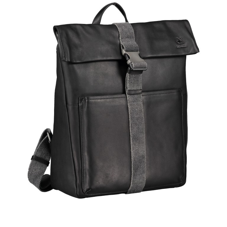 Rucksack Bondstreet Backpack MVF Black, Farbe: schwarz, Marke: Strellson, EAN: 4053533902897, Abmessungen in cm: 31x40x11.5, Bild 2 von 7
