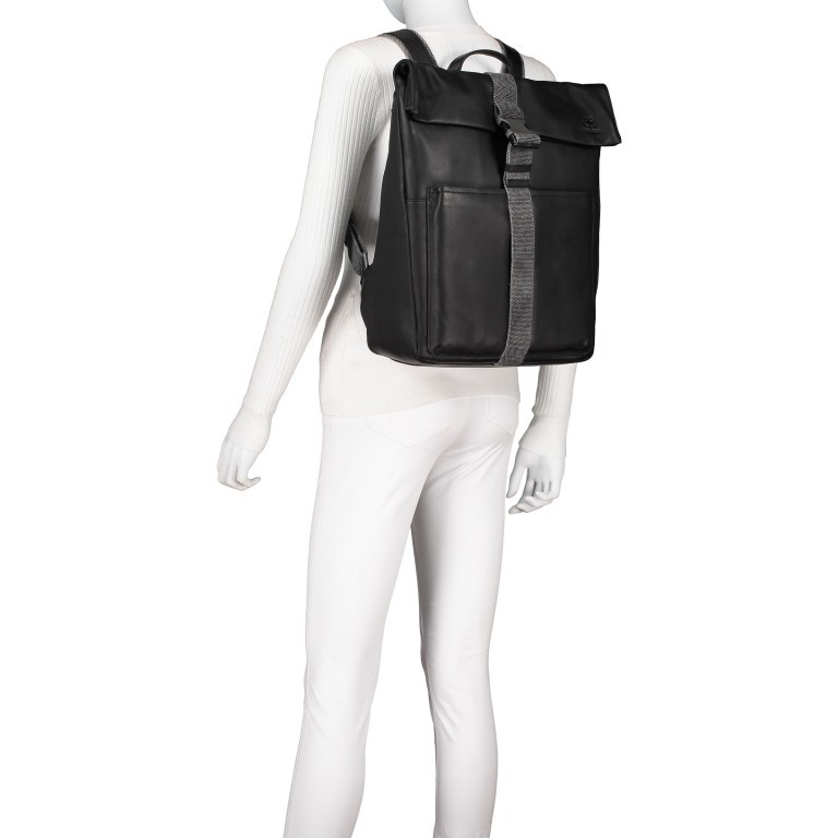 Rucksack Bondstreet Backpack MVF Black, Farbe: schwarz, Marke: Strellson, EAN: 4053533902897, Abmessungen in cm: 31x40x11.5, Bild 4 von 7