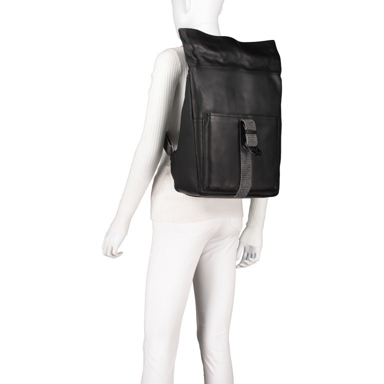 Rucksack Bondstreet Backpack MVF Black, Farbe: schwarz, Marke: Strellson, EAN: 4053533902897, Abmessungen in cm: 31x40x11.5, Bild 5 von 7