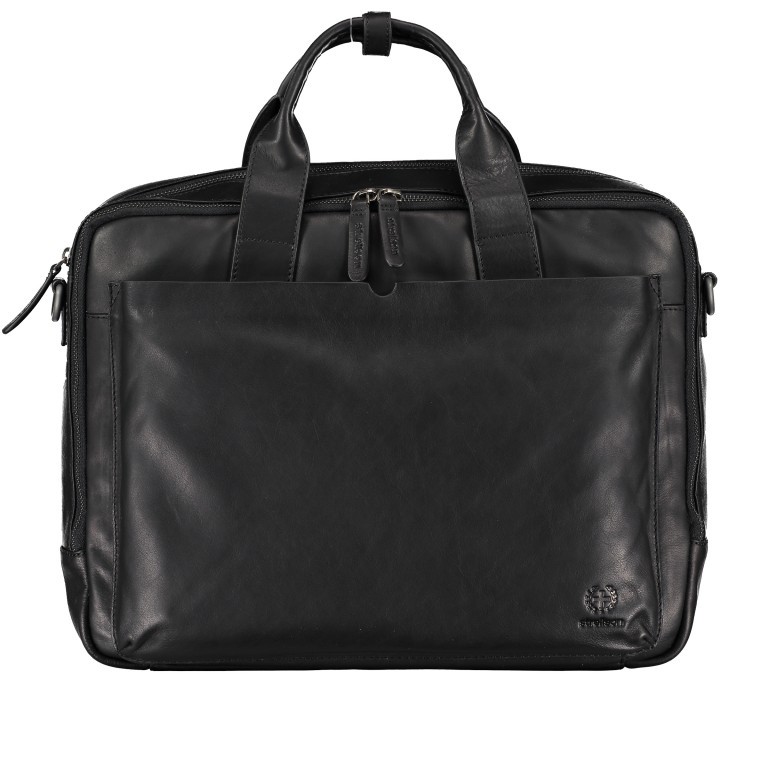 Aktentasche Bondstreet Briefbag MHZ Black, Farbe: schwarz, Marke: Strellson, EAN: 4053533902910, Abmessungen in cm: 40x30x10, Bild 1 von 10