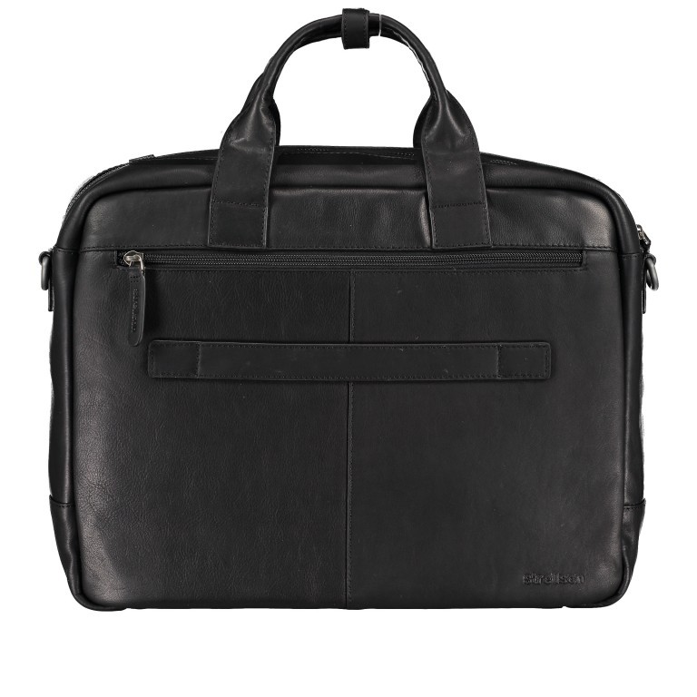 Aktentasche Bondstreet Briefbag MHZ Black, Farbe: schwarz, Marke: Strellson, EAN: 4053533902910, Abmessungen in cm: 40x30x10, Bild 3 von 10