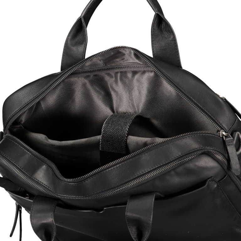 Aktentasche Bondstreet Briefbag MHZ Black, Farbe: schwarz, Marke: Strellson, EAN: 4053533902910, Abmessungen in cm: 40x30x10, Bild 7 von 10