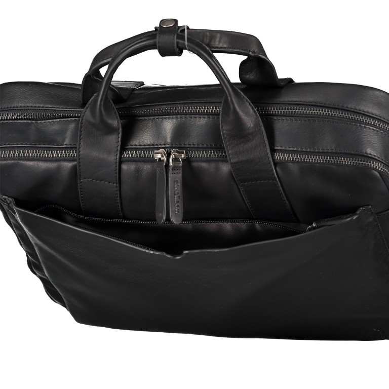 Aktentasche Bondstreet Briefbag MHZ Black, Farbe: schwarz, Marke: Strellson, EAN: 4053533902910, Abmessungen in cm: 40x30x10, Bild 10 von 10