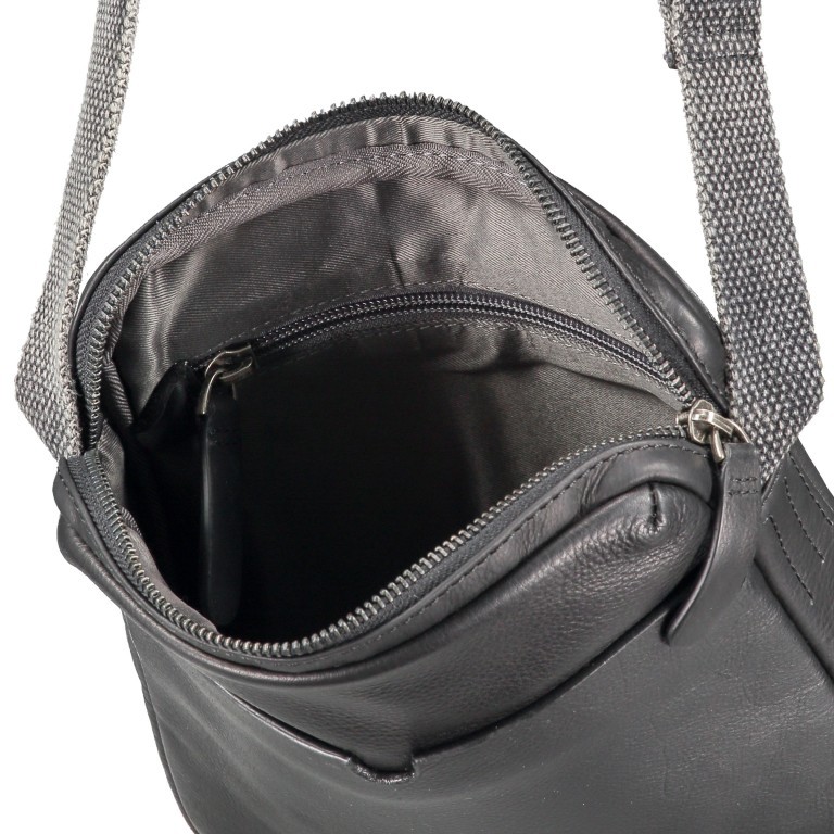 Umhängetasche Bondstreet Shoulderbag XSVZ Black, Farbe: schwarz, Marke: Strellson, EAN: 4053533902958, Abmessungen in cm: 21x25x3.5, Bild 6 von 6