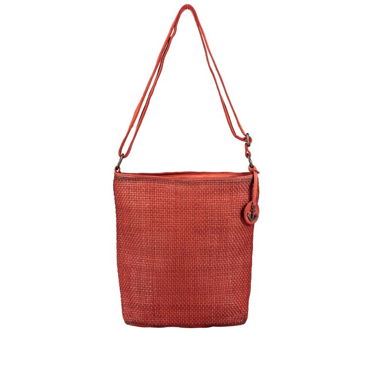 Beuteltasche Soft-Weaving Alma B3.0267 Sparkling Lava, Farbe: orange, Marke: Harbour 2nd, EAN: 4046478050419, Abmessungen in cm: 25x34x13, Bild 1 von 7