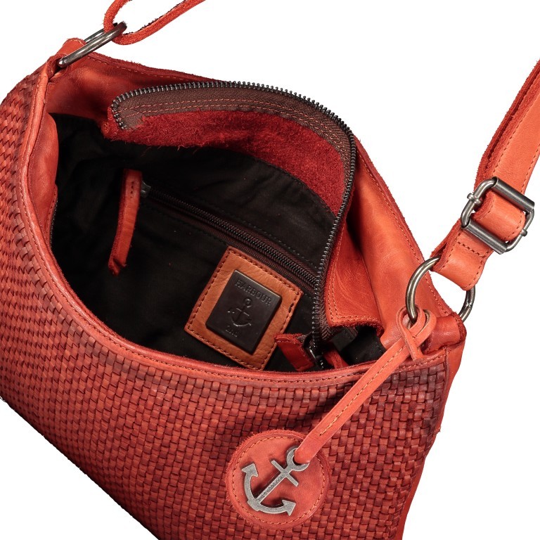 Beuteltasche Soft-Weaving Alma B3.0267 Sparkling Lava, Farbe: orange, Marke: Harbour 2nd, EAN: 4046478050419, Abmessungen in cm: 25x34x13, Bild 7 von 7