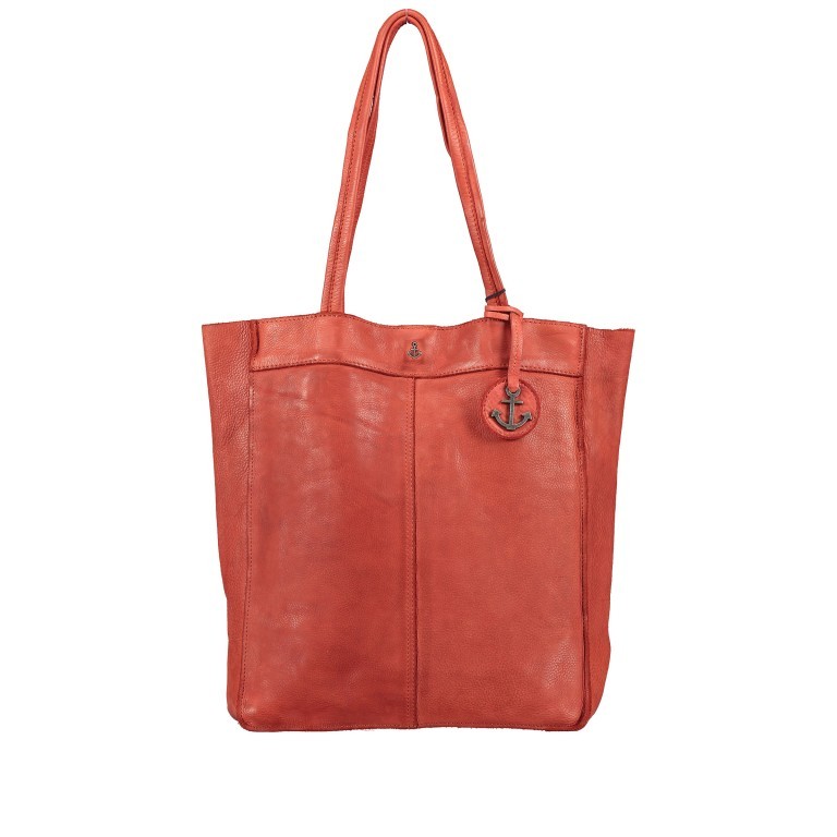 Shopper Anchor-Love Elbe 1 B3.6595 Sparkling Lava, Farbe: orange, Marke: Harbour 2nd, EAN: 4046478050556, Abmessungen in cm: 29x37x11, Bild 1 von 5