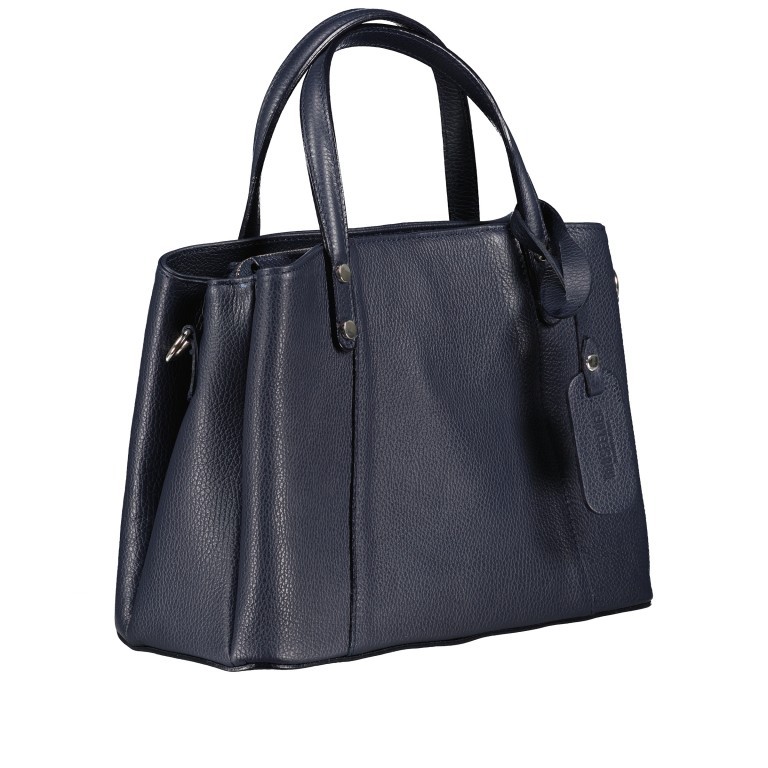 Handtasche Blau, Farbe: blau/petrol, Marke: Hausfelder Manufaktur, EAN: 4065646004627, Bild 2 von 8