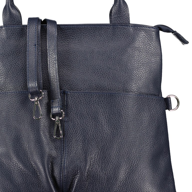 Shopper Dunkelblau, Farbe: blau/petrol, Marke: Hausfelder Manufaktur, EAN: 4065646004726, Bild 8 von 8