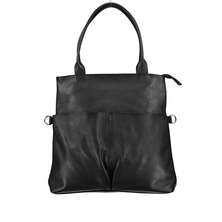 Shopper Schwarz, Farbe: schwarz, Marke: Hausfelder Manufaktur, EAN: 4065646004740, Bild 1 von 8