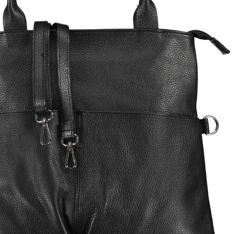 Shopper Schwarz, Farbe: schwarz, Marke: Hausfelder Manufaktur, EAN: 4065646004740, Bild 8 von 8