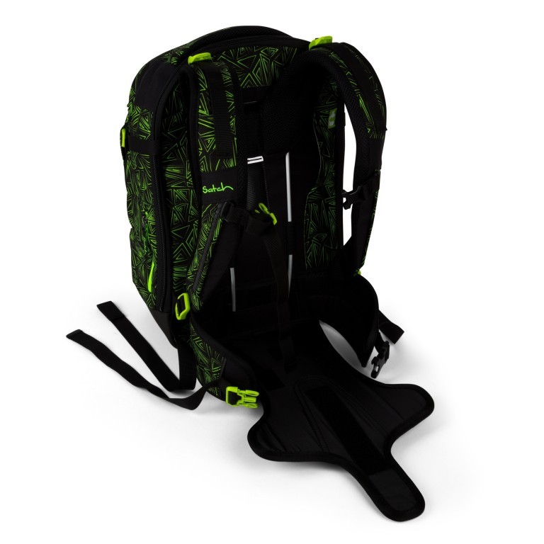 Rucksack Pack Reflective Ninja Matrix, Farbe: schwarz, Marke: Satch, EAN: 4057081096497, Abmessungen in cm: 30x45x22, Bild 10 von 11