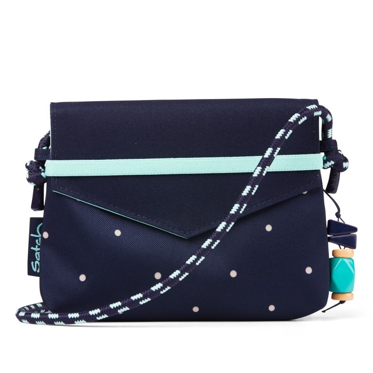 Tasche Clutch Girlsbag Pretty Confetti, Farbe: blau/petrol, Marke: Satch, EAN: 4057081096923, Abmessungen in cm: 18x14x4, Bild 1 von 8