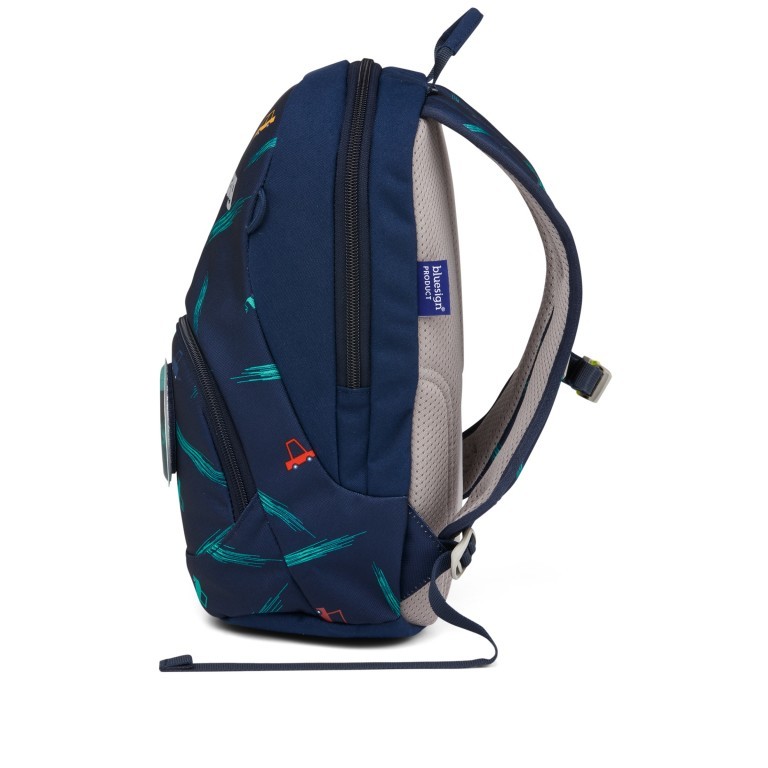 Kinderrucksack Ease Small Bärnhard, Farbe: blau/petrol, Marke: Ergobag, EAN: 4057081074143, Abmessungen in cm: 18.5x30x18.5, Bild 3 von 5