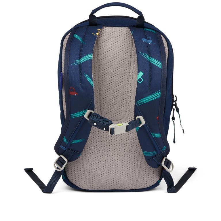 Kinderrucksack Ease Small Bärnhard, Farbe: blau/petrol, Marke: Ergobag, EAN: 4057081074143, Abmessungen in cm: 18.5x30x18.5, Bild 4 von 5