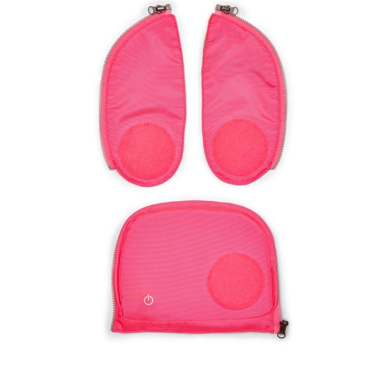 Sicherheitsset LED Zip-Set Pink, Farbe: rosa/pink, Marke: Ergobag, EAN: 4057081079872, Bild 1 von 3