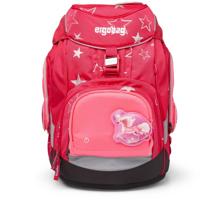 Sicherheitsset LED Zip-Set Pink, Farbe: rosa/pink, Marke: Ergobag, EAN: 4057081079872, Bild 2 von 3