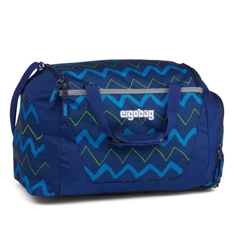 Sporttasche FallrückziehBär, Farbe: blau/petrol, Marke: Ergobag, EAN: 4057081078080, Abmessungen in cm: 40x20x25, Bild 1 von 2
