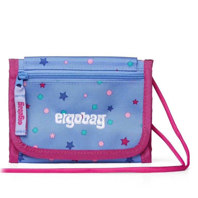Brustbeutel Bärzaubernd, Farbe: blau/petrol, Marke: Ergobag, EAN: 4057081121632, Abmessungen in cm: 14x10x1, Bild 1 von 3