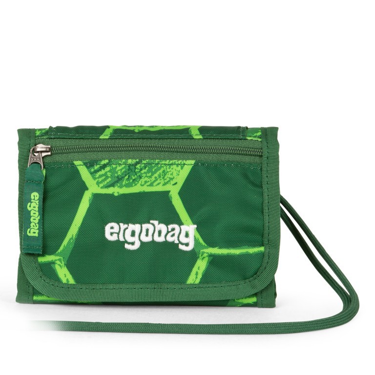 Brustbeutel Eco Hero Edition ElfmetBär, Farbe: grün/oliv, Marke: Ergobag, EAN: 4057081079711, Abmessungen in cm: 10.5x7x1, Bild 1 von 2