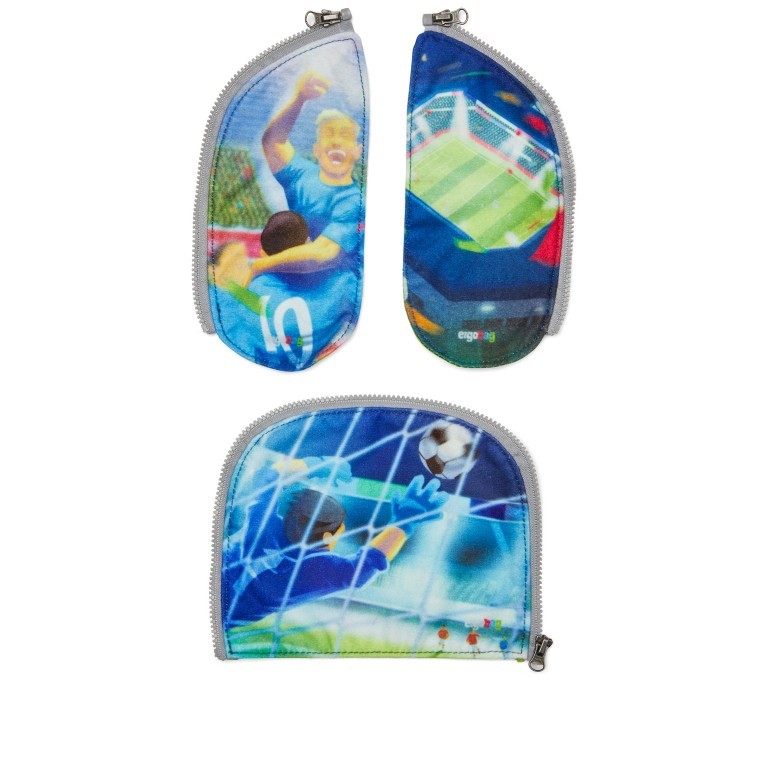 Zippies Set 3-teilig Fußball, Farbe: blau/petrol, Marke: Ergobag, EAN: 4057081079919, Bild 1 von 2