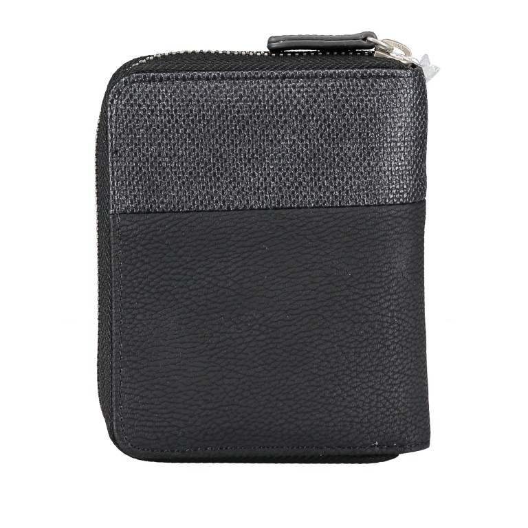 Geldbörse Eva Wallet EVW10 Nubuk Black, Farbe: schwarz, Marke: Zwei, EAN: 4250257922860, Abmessungen in cm: 10x13x4, Bild 4 von 6