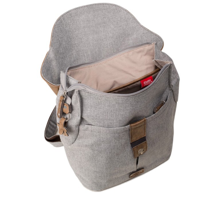 Rucksack Olli O12 Wood, Farbe: braun, Marke: Zwei, EAN: 4250257924857, Abmessungen in cm: 28x33x12, Bild 4 von 4