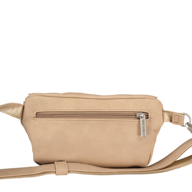 Gürteltasche Mademoiselle MH4 Nubuk Sand, Farbe: beige, Marke: Zwei, EAN: 4250257925526, Abmessungen in cm: 25x14x6, Bild 3 von 7