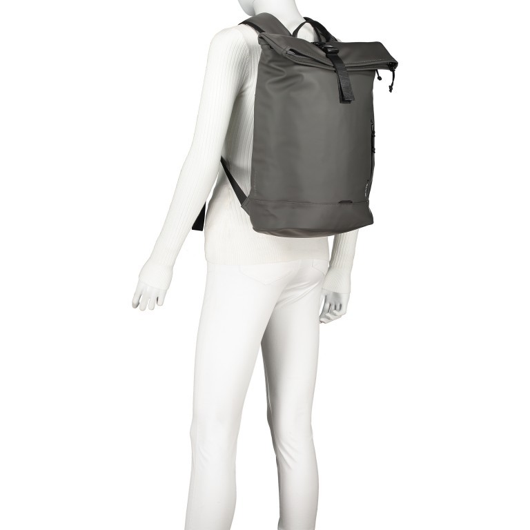 Rucksack Cargo CAR200 Rolltop Black, Farbe: schwarz, Marke: Zwei, EAN: 4250257925915, Abmessungen in cm: 37x44x17, Bild 5 von 7