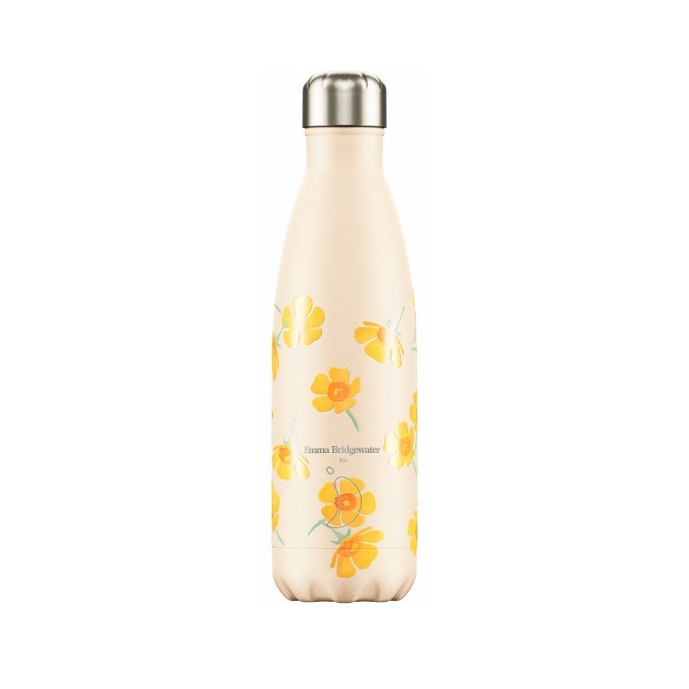 Trinkflasche Emma Bridgewater Volumen 500 ml Buttercups, Farbe: gelb, Marke: Chilly's Bottles, EAN: 5056243501687, Bild 1 von 1