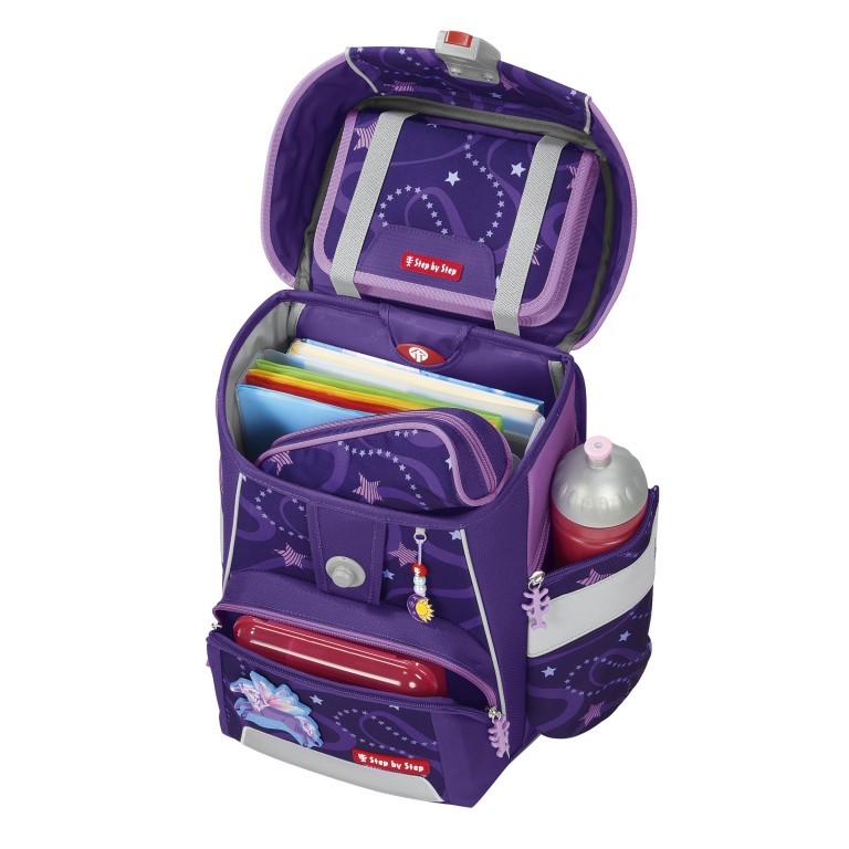 Schulranzen Space Set 5-teilig Pegasus Emily, Farbe: flieder/lila, Marke: Step by Step, EAN: 4047443484178, Abmessungen in cm: 28x37x20, Bild 7 von 14